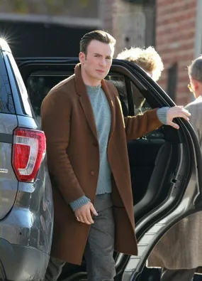 Knives Out Chris Evans Coat - Ransom Robinson Coat