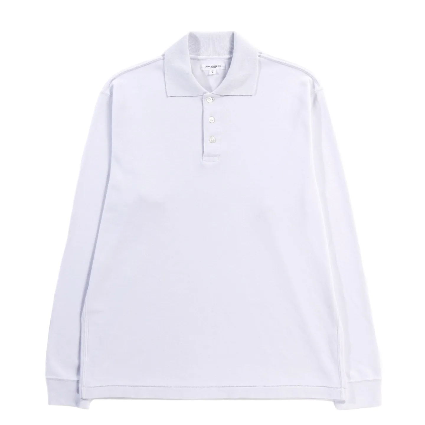 LADY WHITE CO. THREE BUTTON POLO ICE