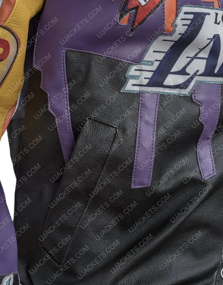 Lakers Championship Leather Jacket | Jeff Hamilton 2000 Jacket