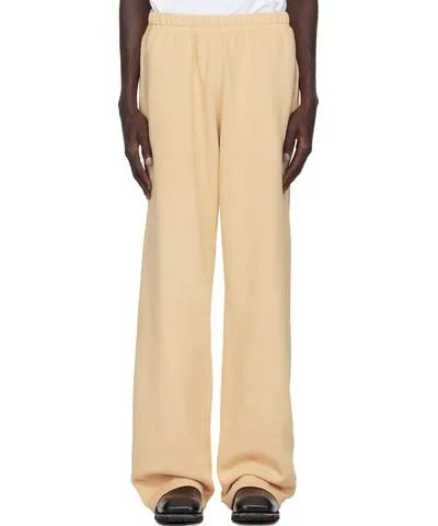 LES TIEN Off-White Heavyweight Puddle Sweatpants