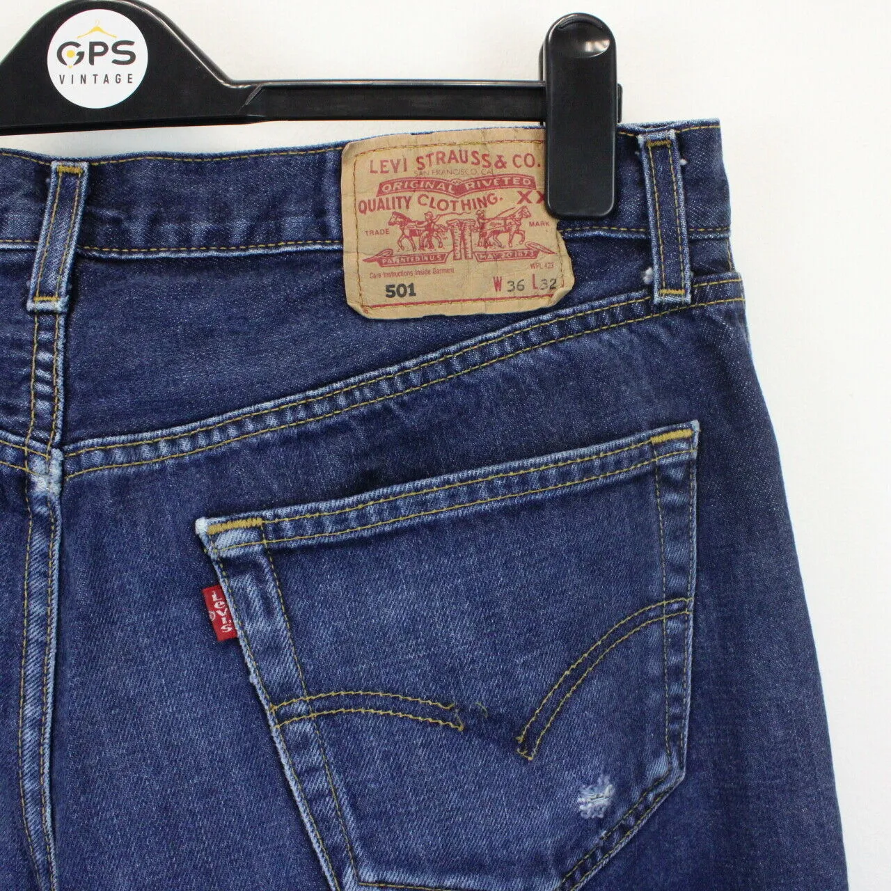 LEVIS 501 Jeans Dark Blue | W36 L32