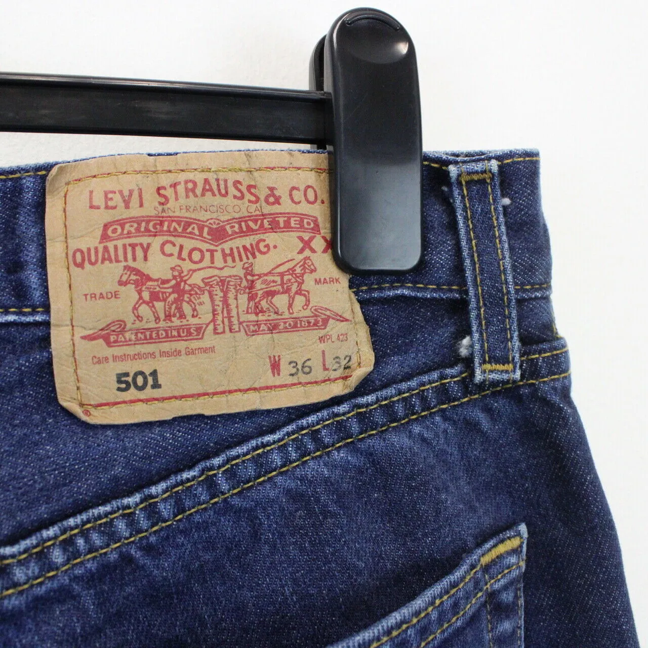 LEVIS 501 Jeans Dark Blue | W36 L32