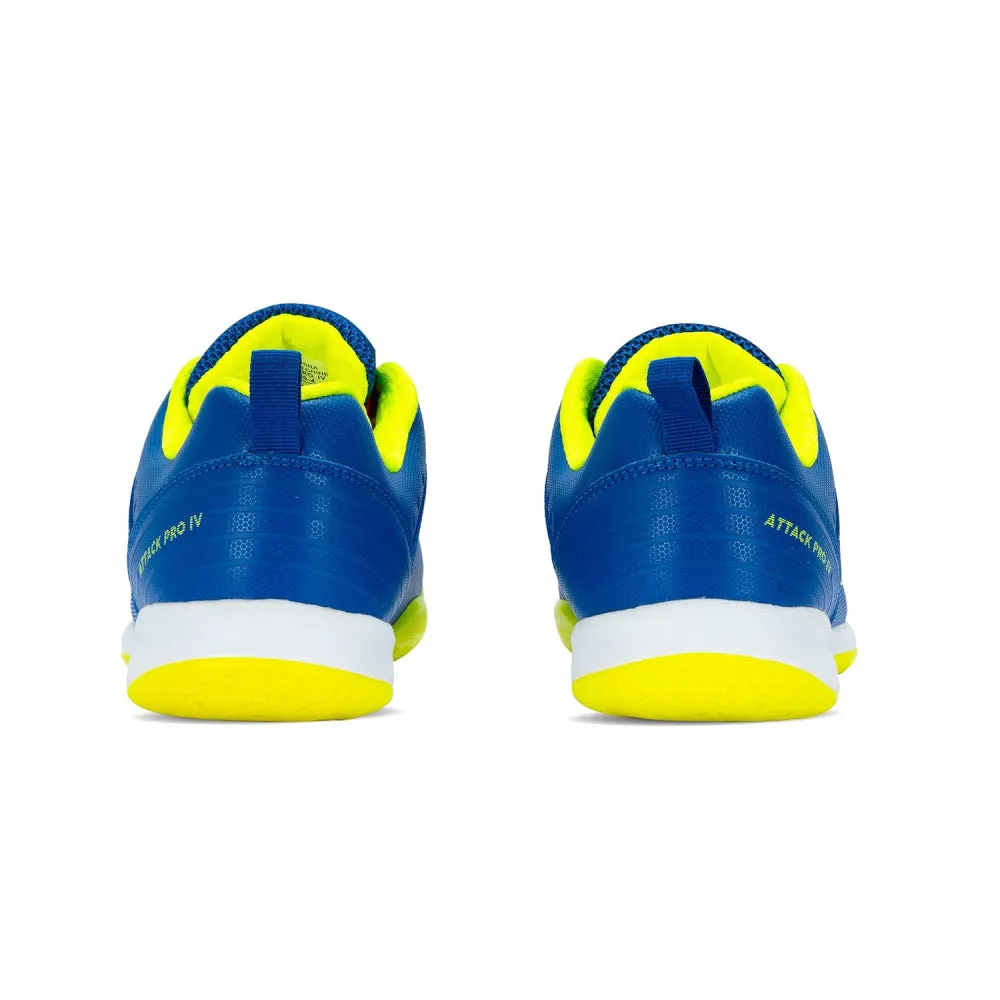 Li-Ning Men's Attack Pro IV Badminton Shoe (Blue/Lime)