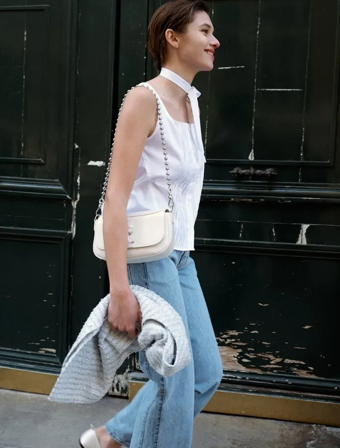 LOEUVRE  |Street Style Plain Cotton Shirts & Blouses