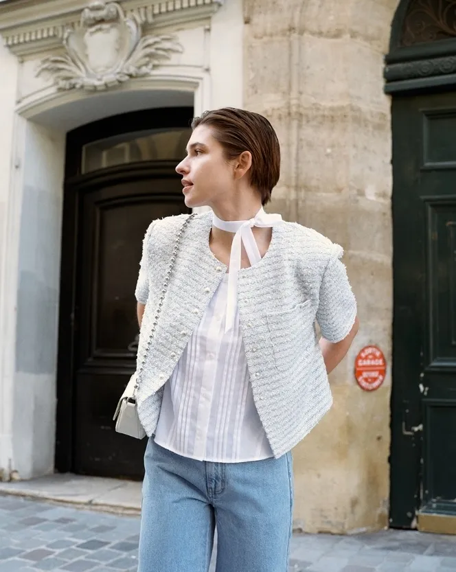 LOEUVRE  |Street Style Plain Cotton Shirts & Blouses