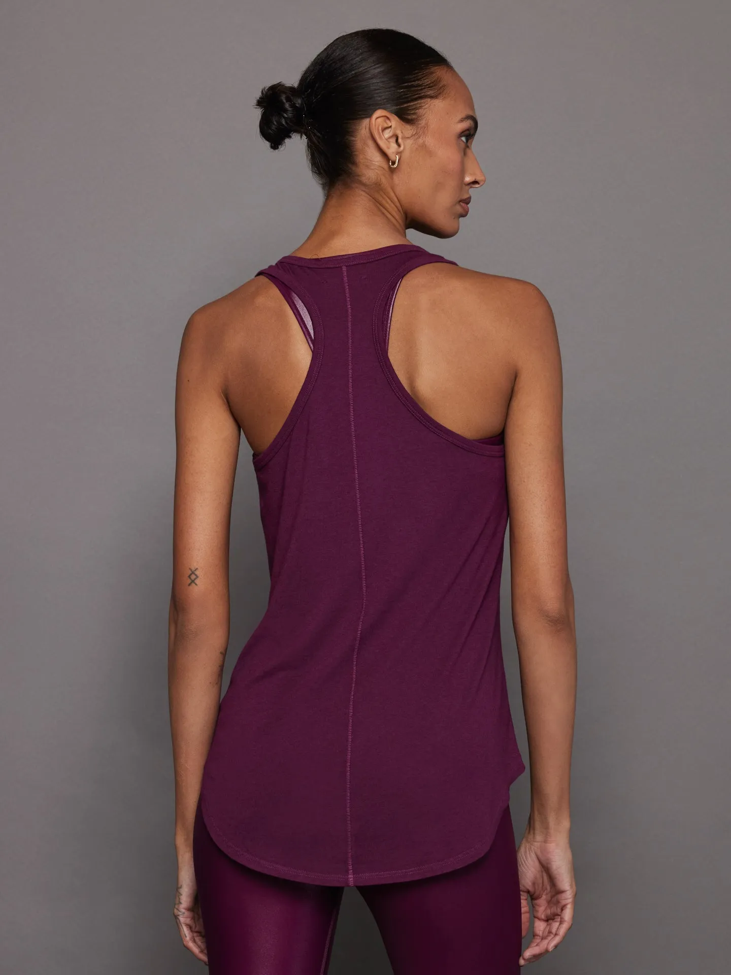 Long RacerBack Tank - Pickled Beet