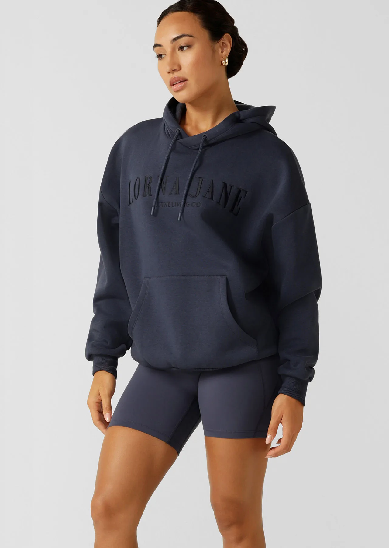 Lounge Fleece Hoodie | Blue | Jackets, Hoodies and Sweats | Lorna Jane New Zealand