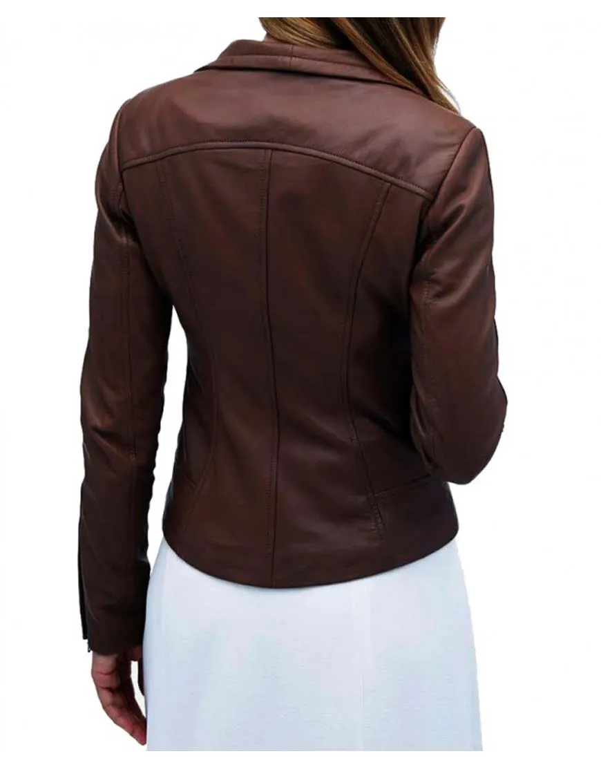 Lyla Michaels Arrow Audrey Marie Anderson Leather Jacket - UJackets