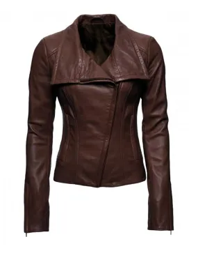 Lyla Michaels Arrow Audrey Marie Anderson Leather Jacket - UJackets