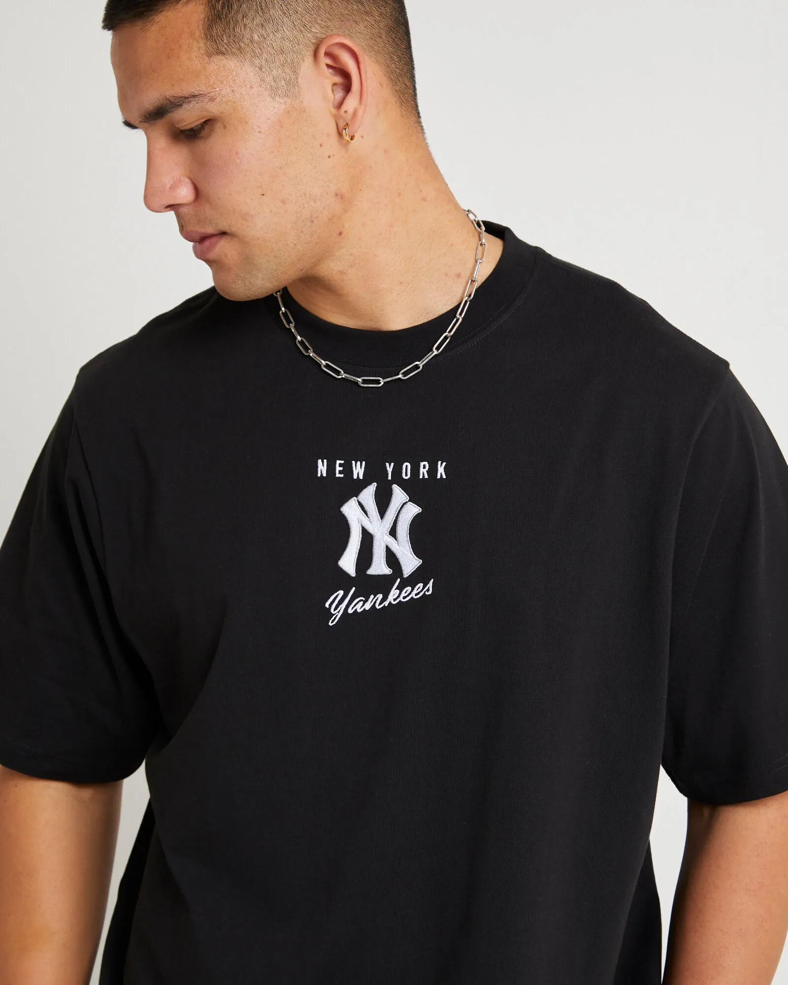 Majestic Apparel Tri Logo Heavyweight Tee