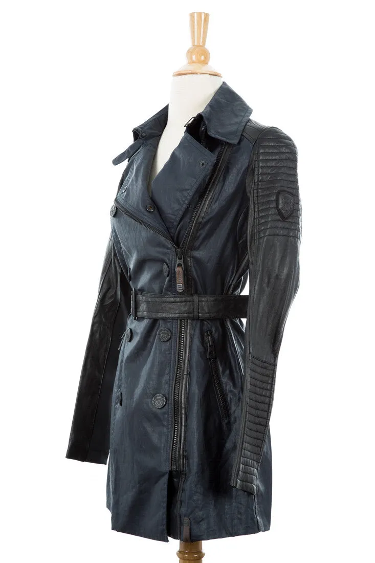 Marjorie Asymmetrical Trench Coat