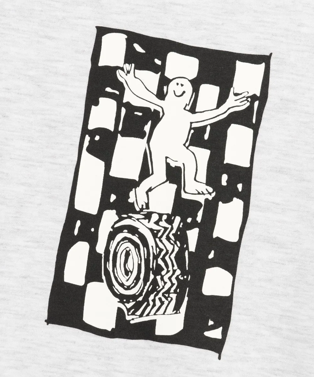 Mark Gonzales  |[MARK GONZALES] ★MG CHESSBOARD GRAPHIC T-SHIRT