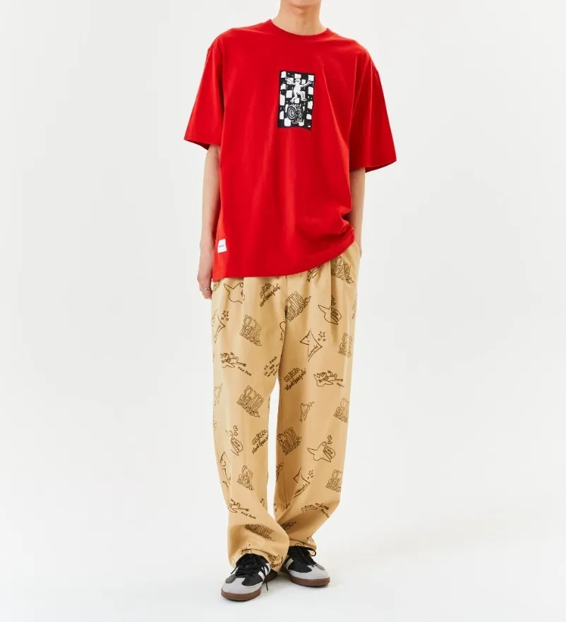 Mark Gonzales  |[MARK GONZALES] ★MG CHESSBOARD GRAPHIC T-SHIRT