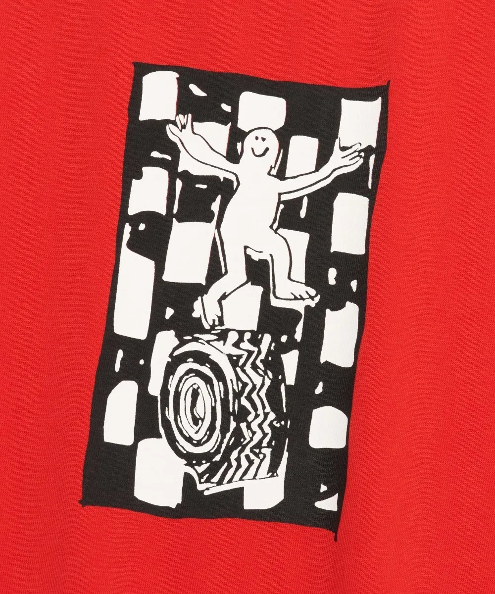 Mark Gonzales  |[MARK GONZALES] ★MG CHESSBOARD GRAPHIC T-SHIRT