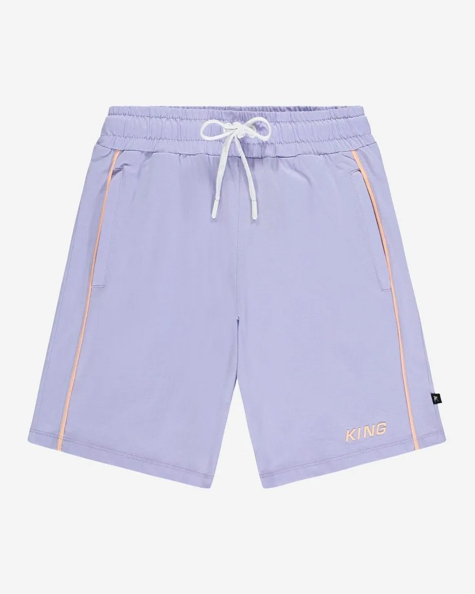 MEN KING APPAREL STEPNEY SHORTS LAVENDER