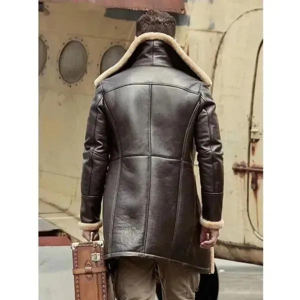 Men's B3 Shearling Lined Leather Aviator Coat