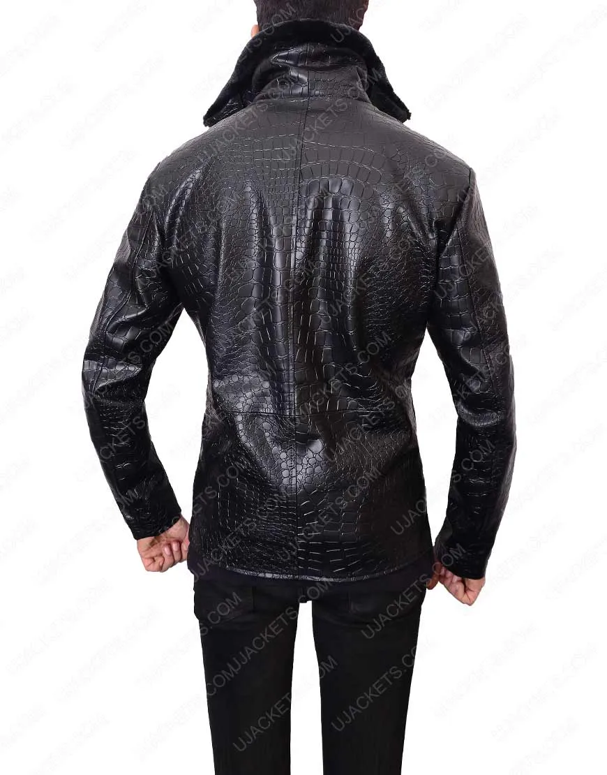 Mens Embossed Crocodile Jacket - Ujackets