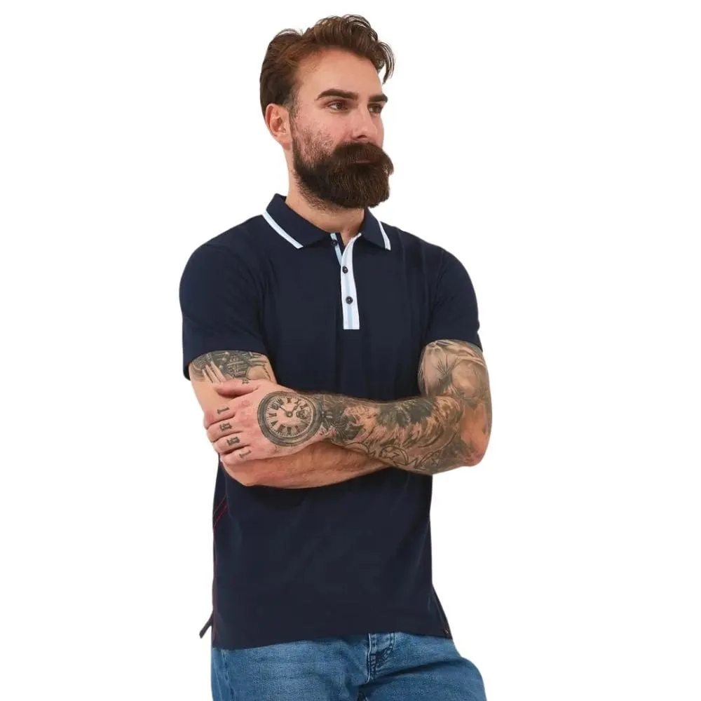 Mens Remarkable Rib Polo Shirt