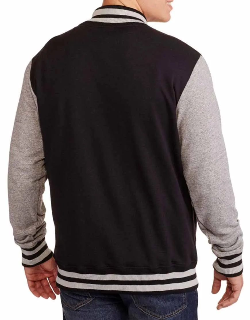 Mens Star Wars Varsity Jacket with Jersey Sleeves - Ujackets