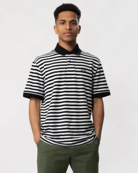 Mens Thin Stripe Polo Shirt