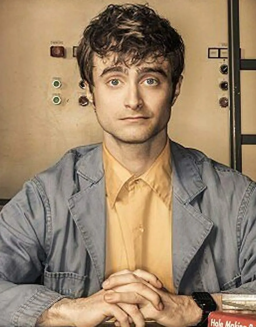 Miracle Workers Daniel Radcliffe Long Denim Coat | ujackets.com