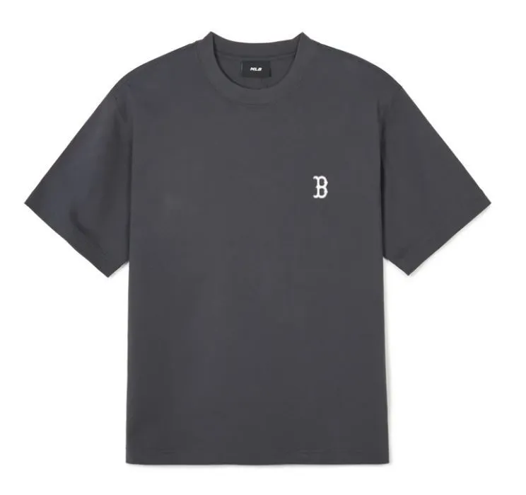 MLB Korea  |Basic small logo cleveland indians t-shirts