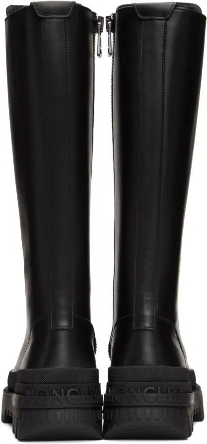 Moncler Black Vail Tall Boots