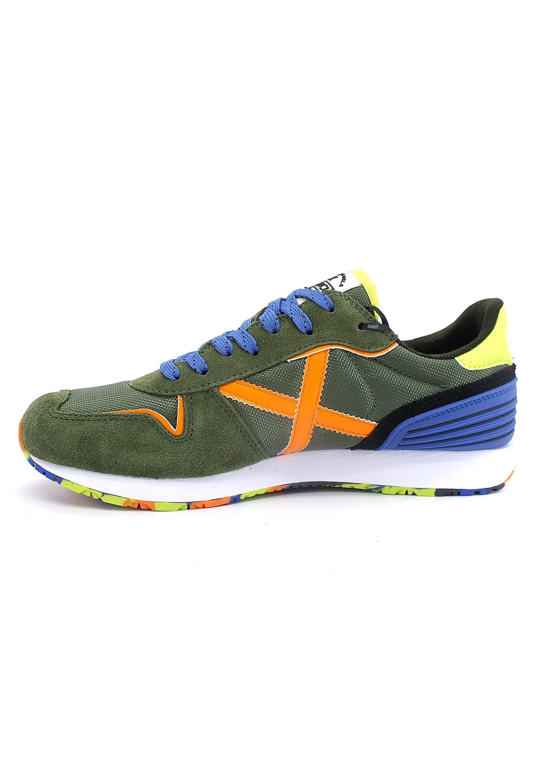 MUNICH Massana 493 Sneaker Uomo Military Green Orange 8620493