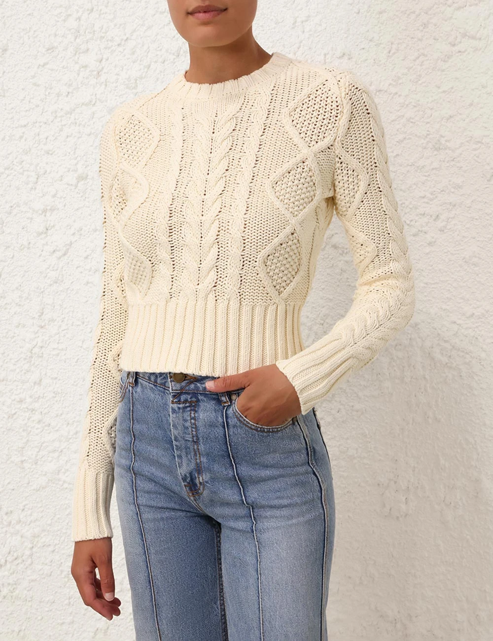 		Natura Cable Sweater	