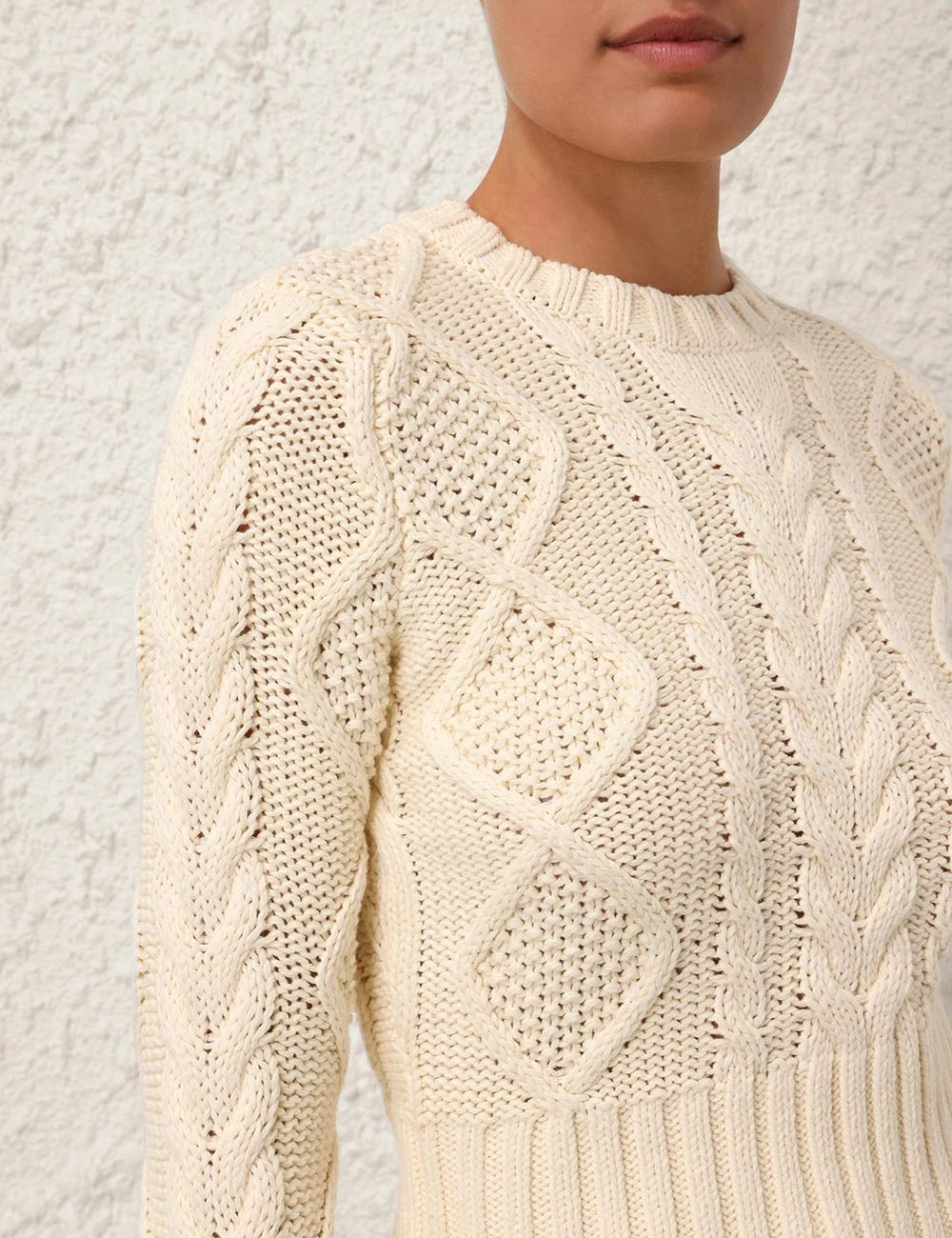 		Natura Cable Sweater	