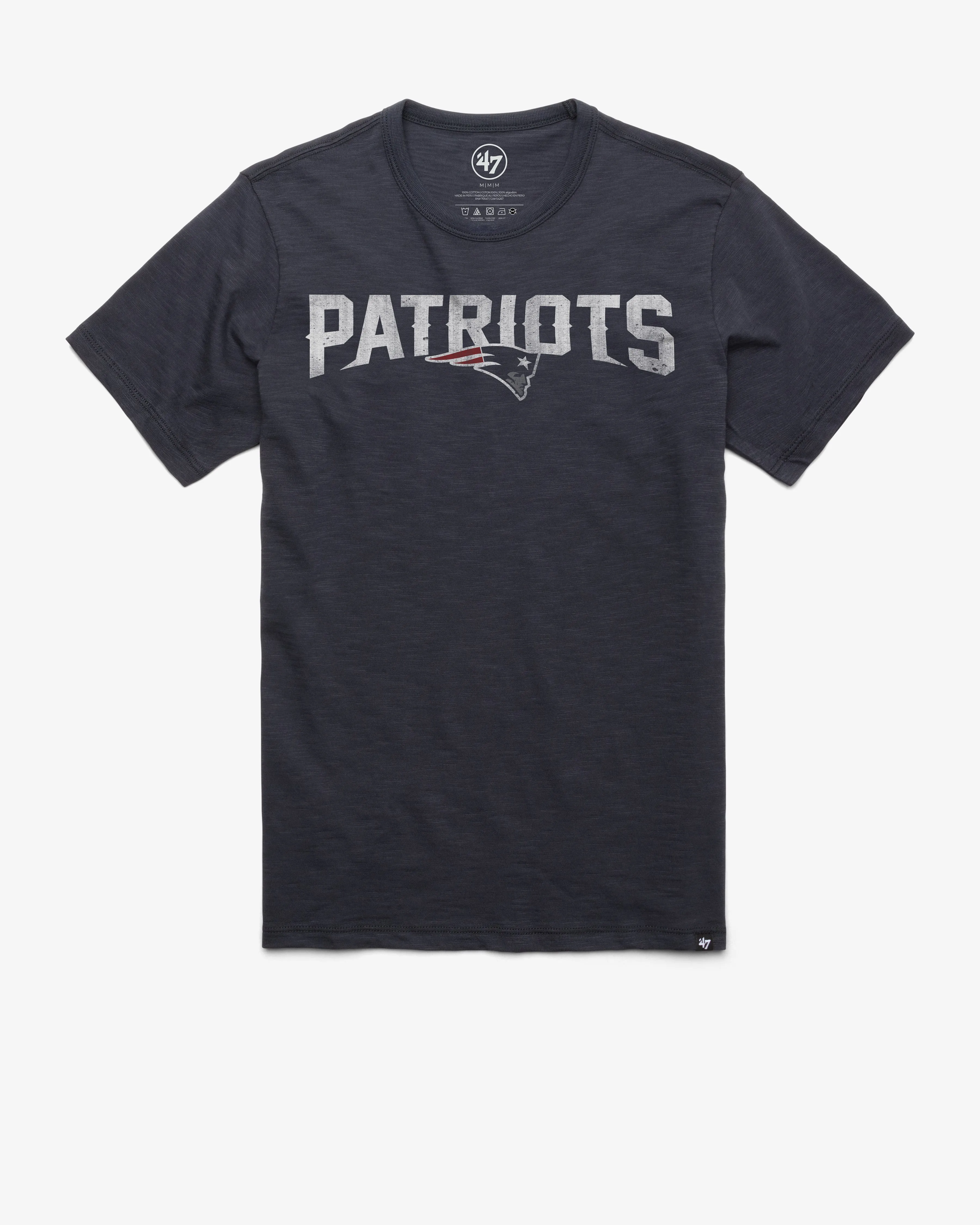 NEW ENGLAND PATRIOTS GRIT WORDMARK '47 SCRUM TEE