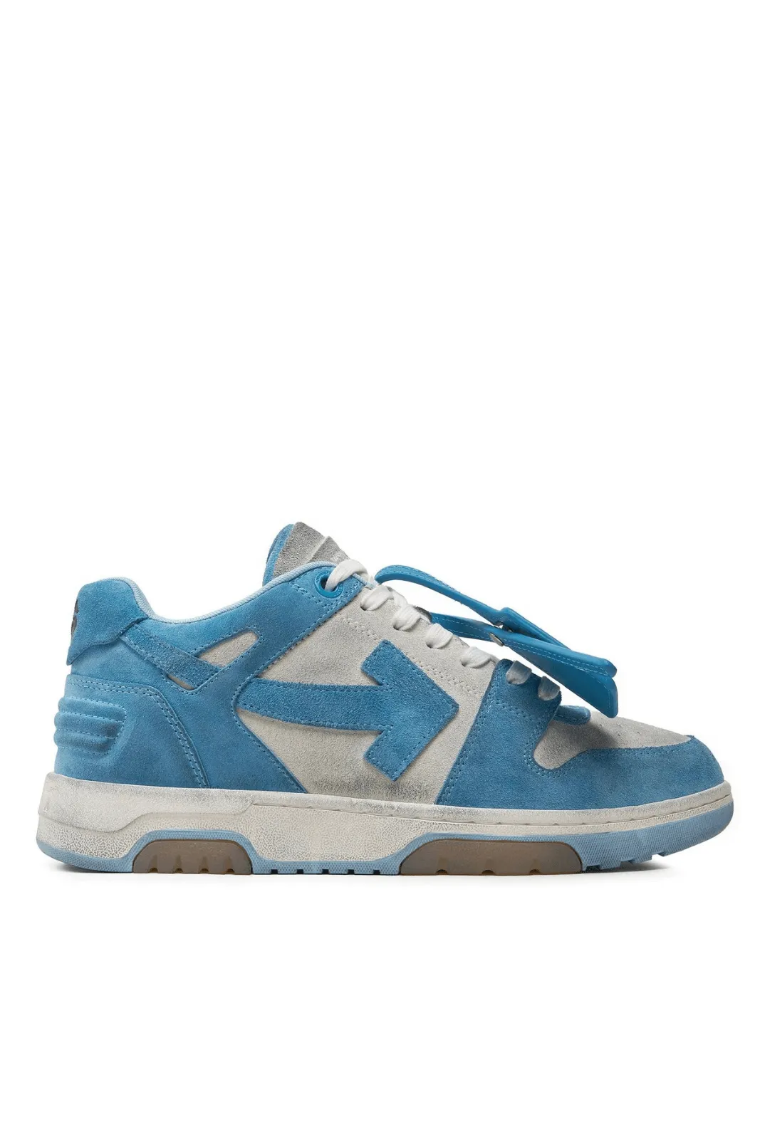 Off-White Out Of Office Full Suede Sneaker Light Blue