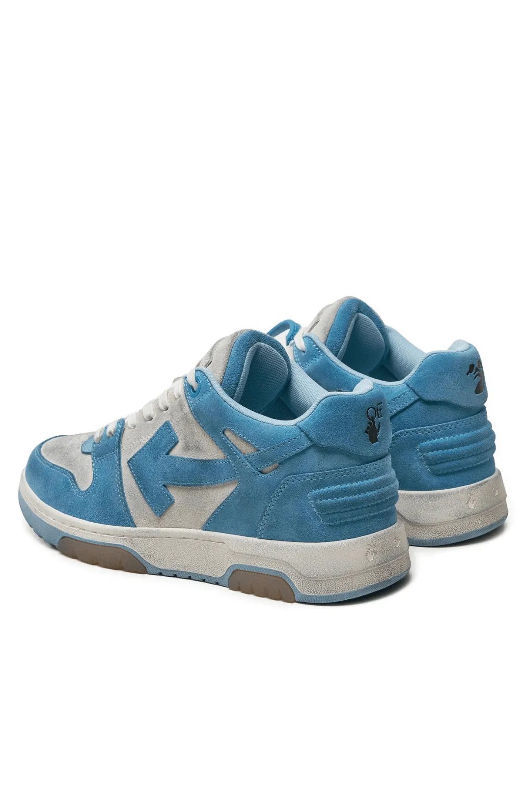 Off-White Out Of Office Full Suede Sneaker Light Blue