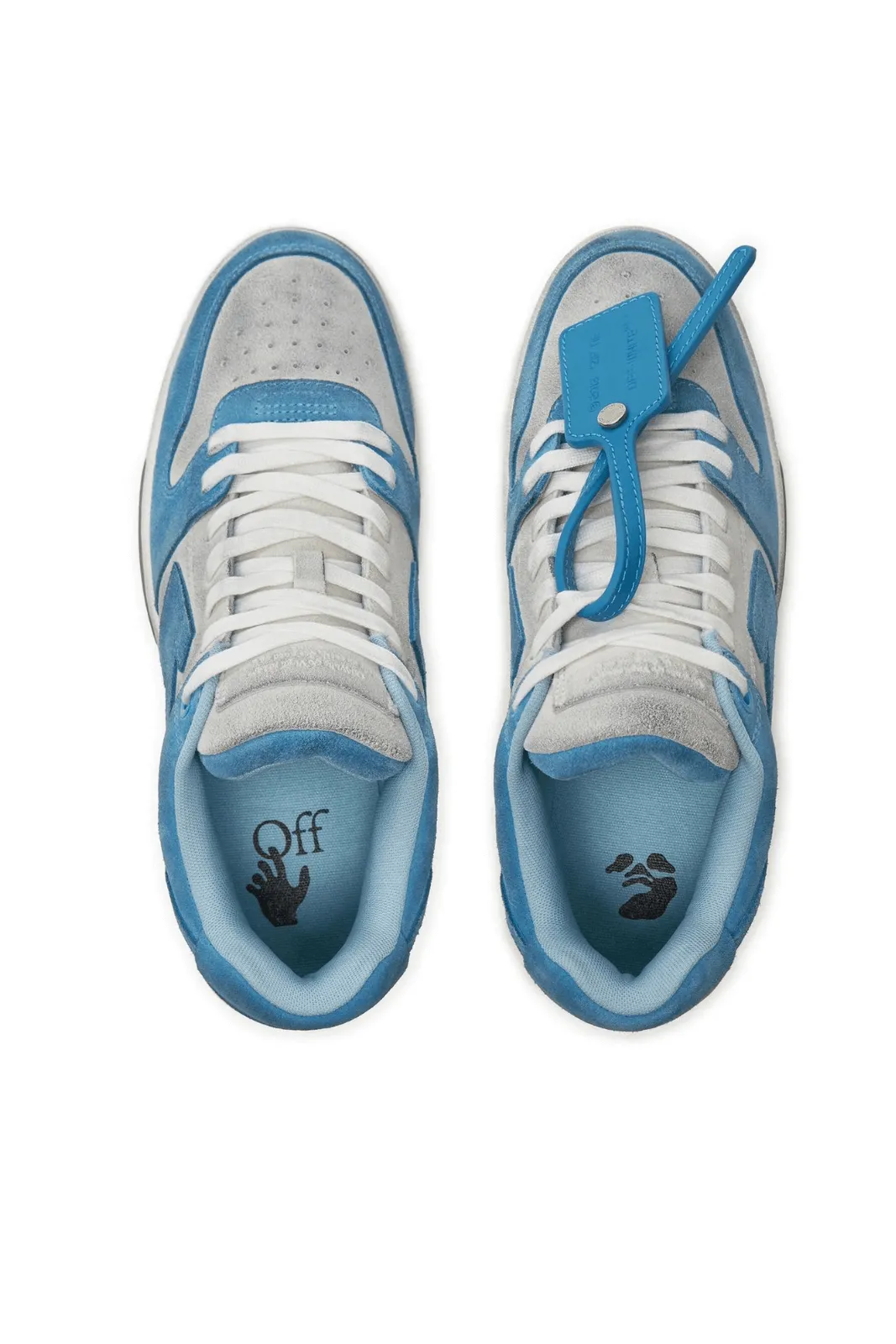 Off-White Out Of Office Full Suede Sneaker Light Blue