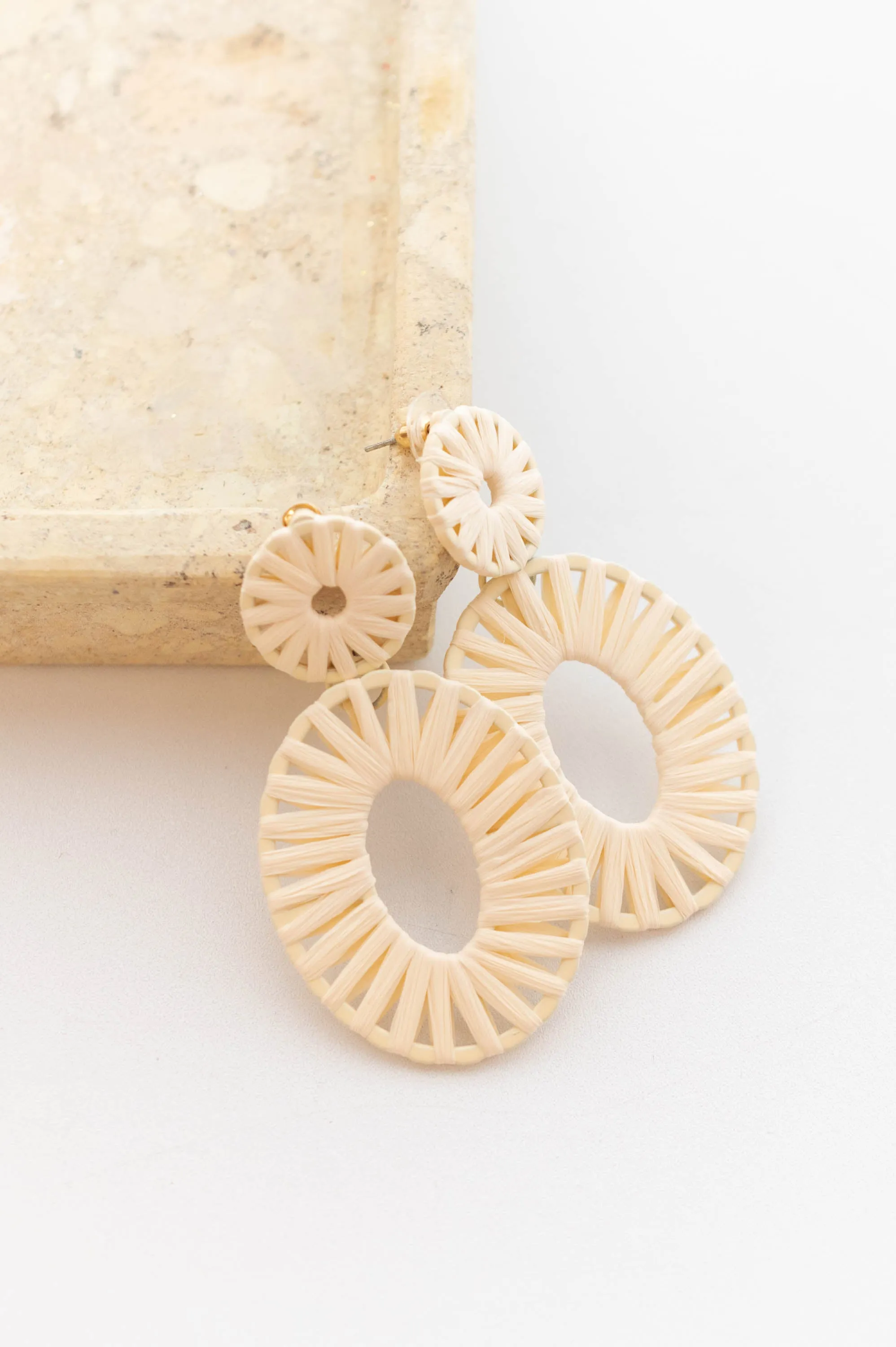 Offshore Earrings, Ivory