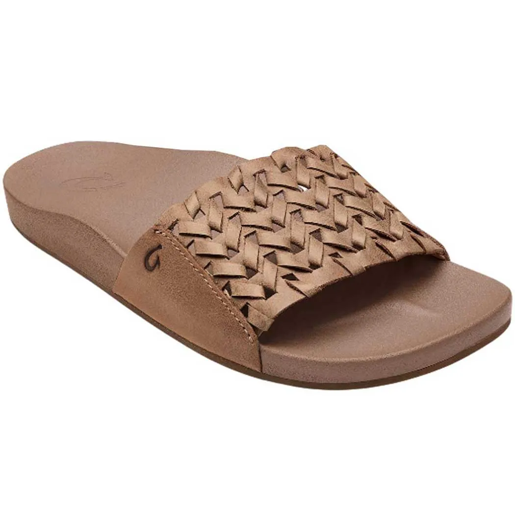 OluKai Kamola Slide Sandal Tan/ Tan (Women's)