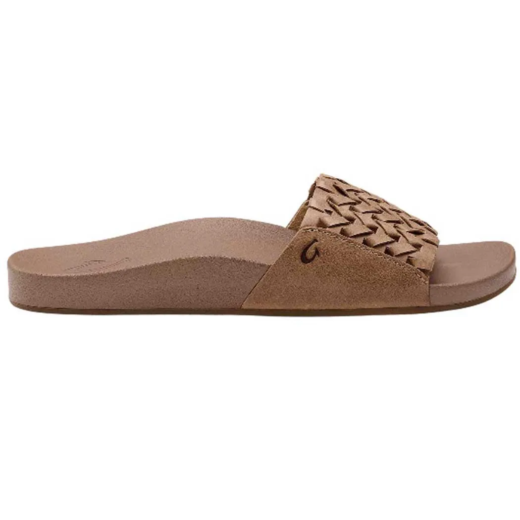 OluKai Kamola Slide Sandal Tan/ Tan (Women's)