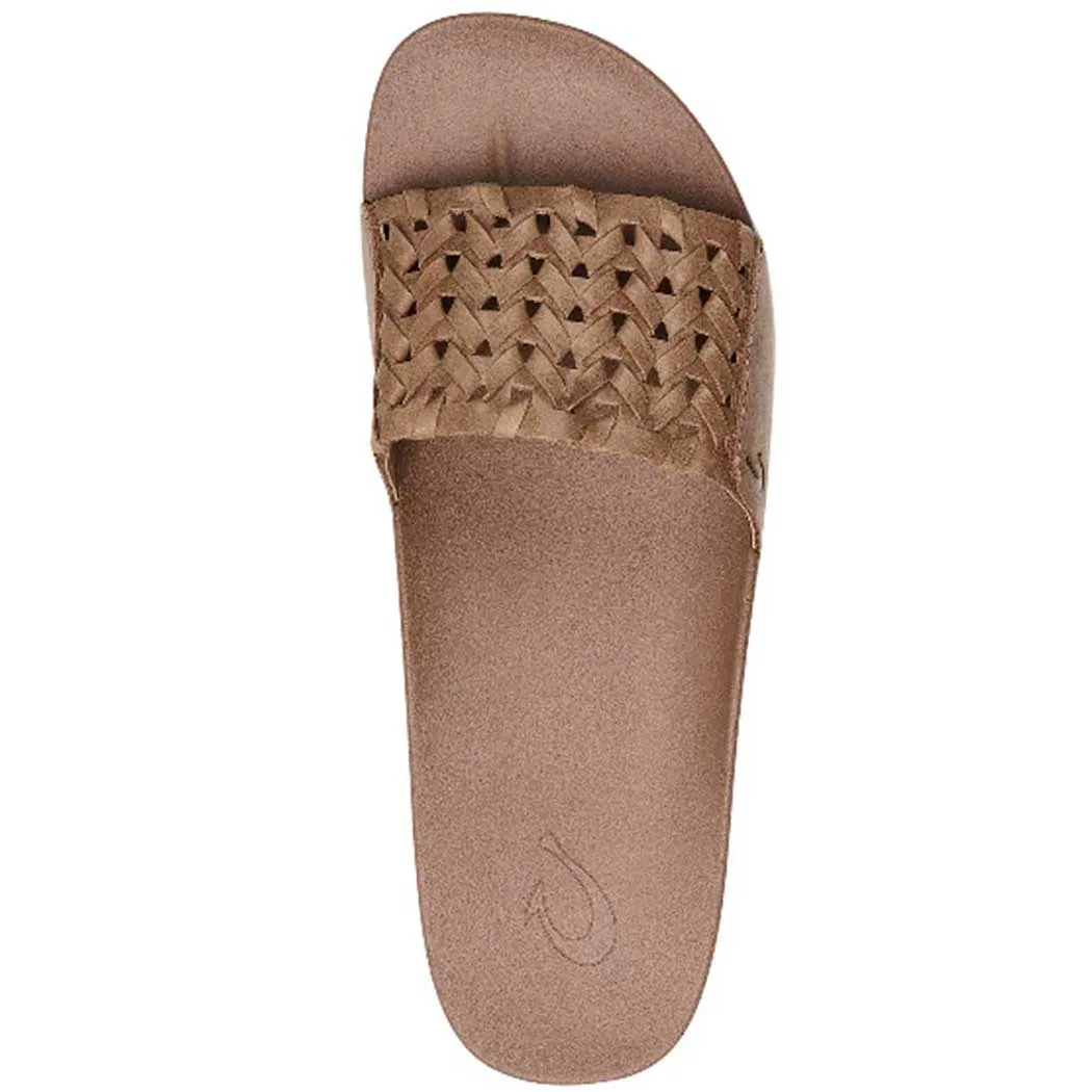 OluKai Kamola Slide Sandal Tan/ Tan (Women's)