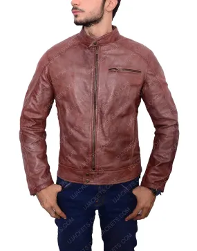 Overdrive Scott Eastwood Jacket - Andrew Foster Leather Jacket