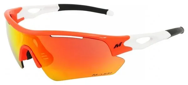 Pair of Massi Saga Glasses Orange White / Ref. 45866