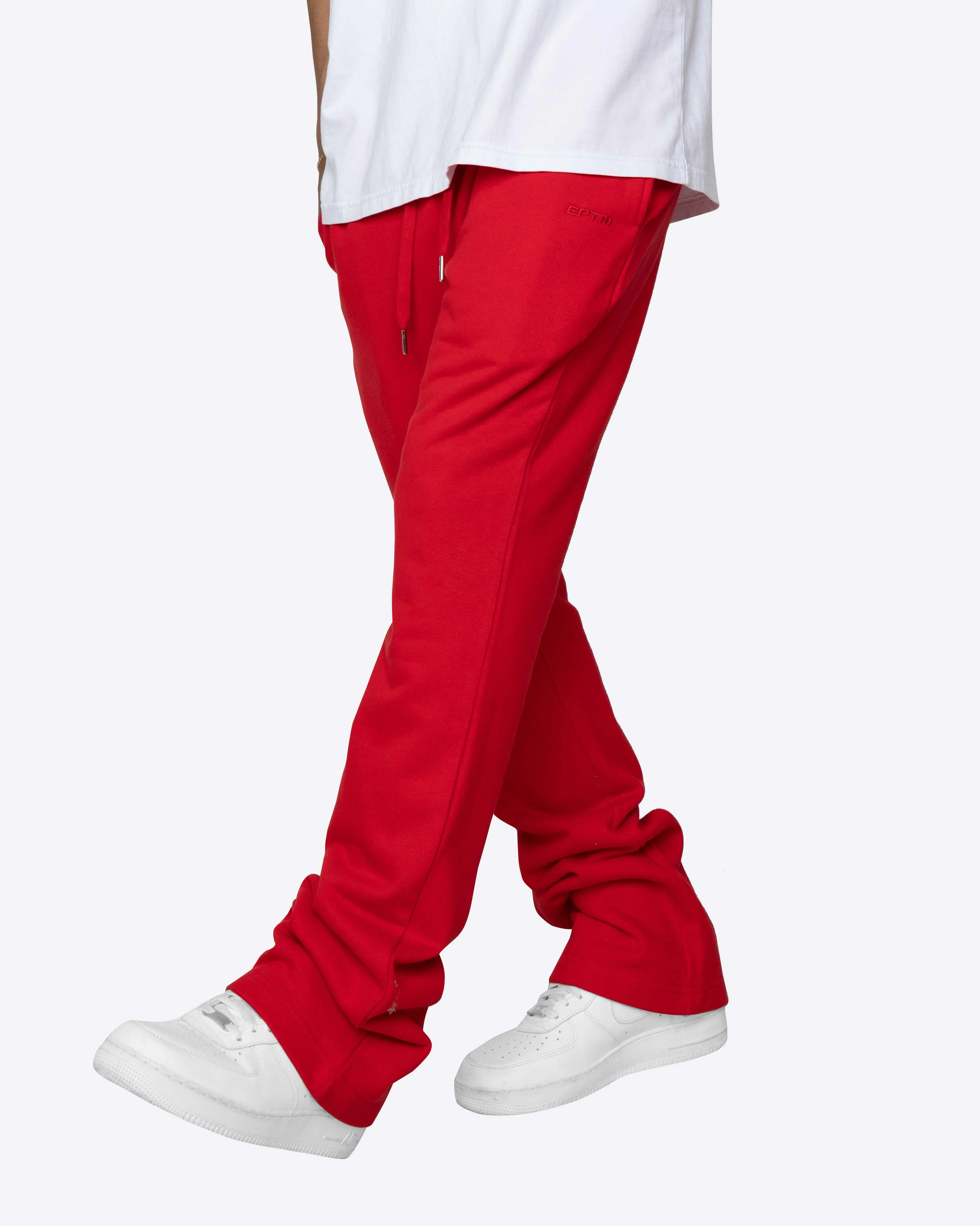 PERFECT FLARE SWEATPANTS-RED