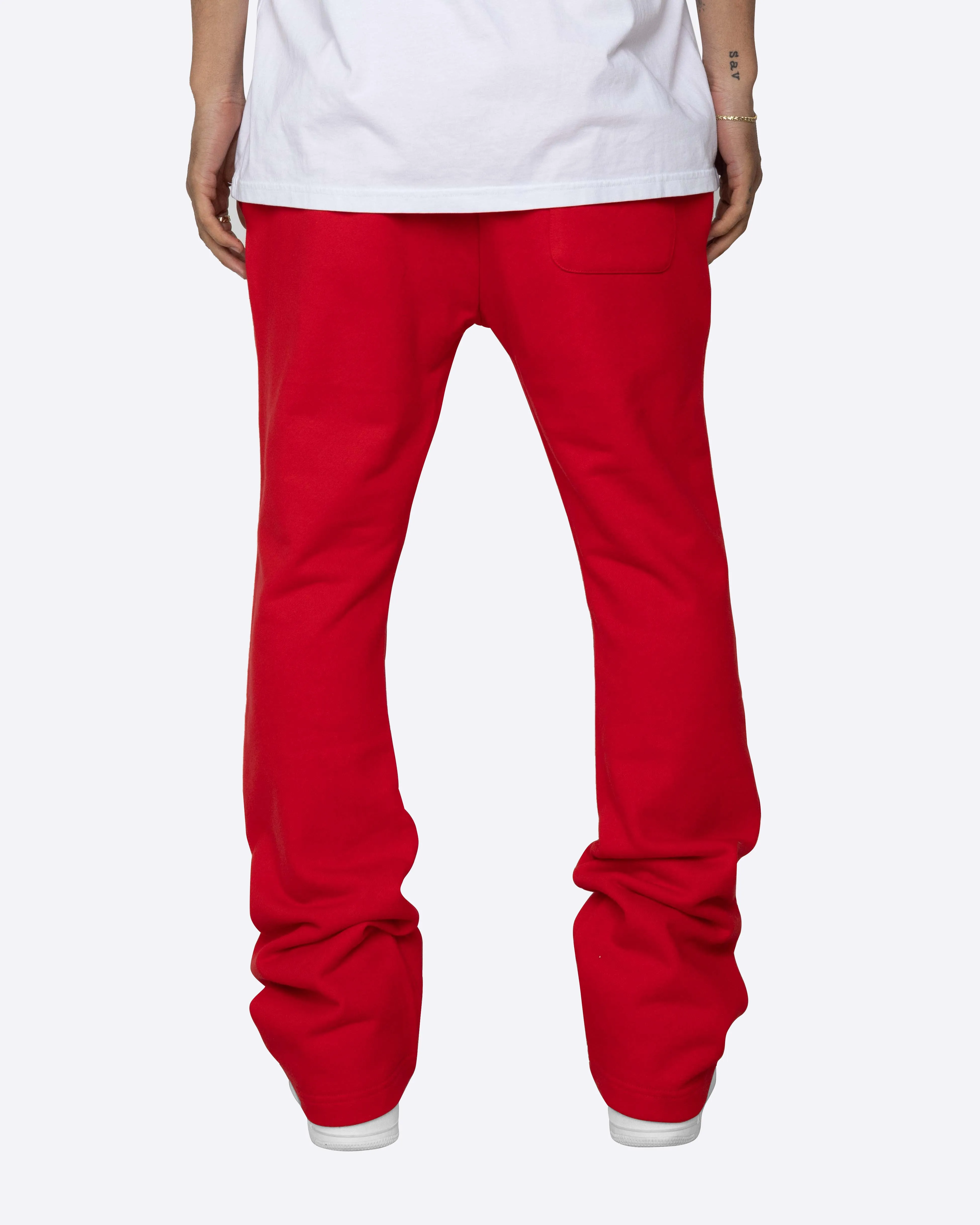 PERFECT FLARE SWEATPANTS-RED