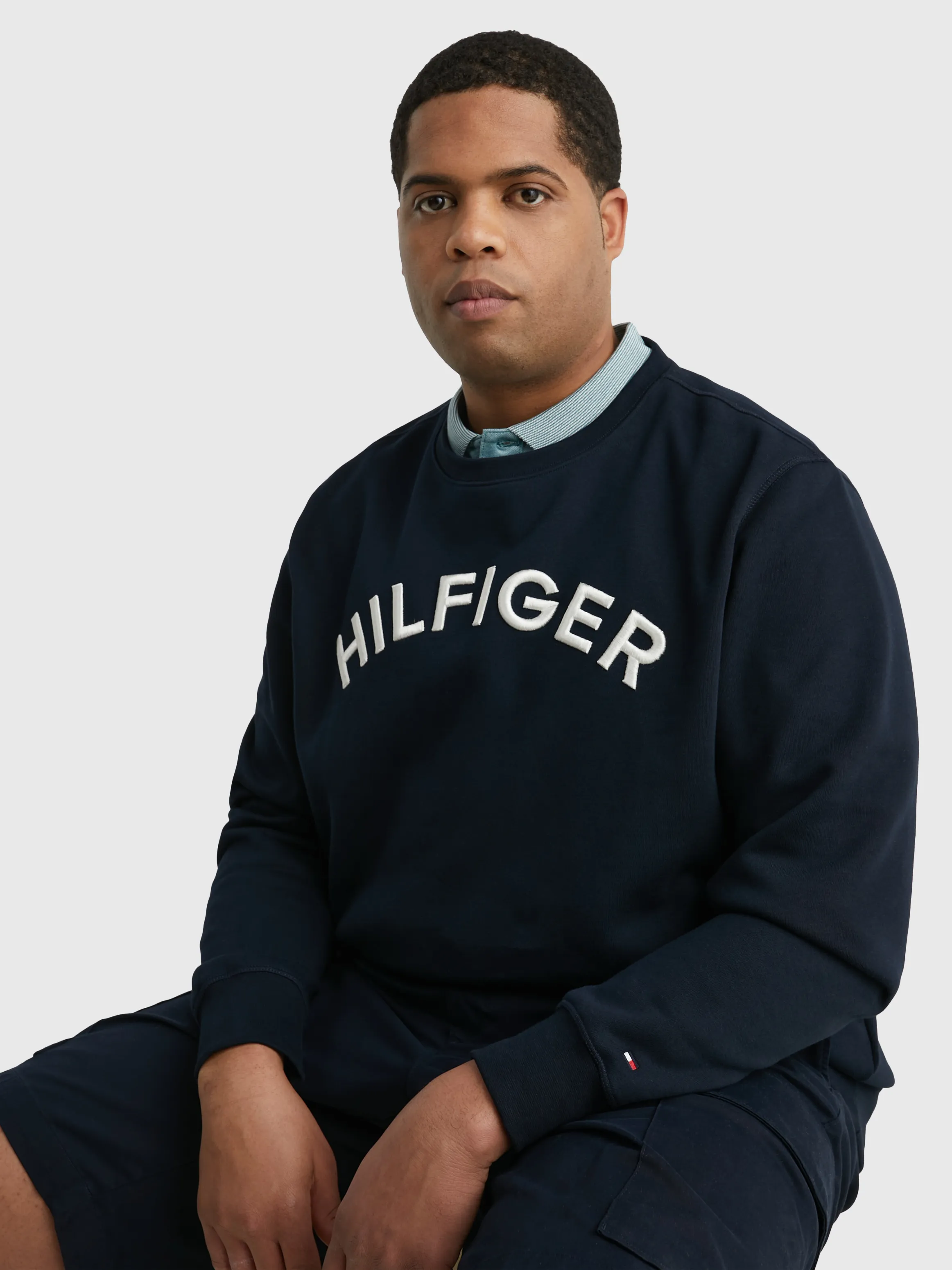 Plus Logo Embroidery Archive Fit Sweatshirt | Sweatshirts & Hoodies | Tommy Hilfiger