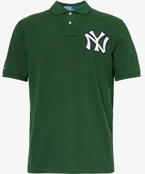 Polo Ralph Lauren x MLB Collection logo-embroidered short-sleeve cotton-jersey polo shirt