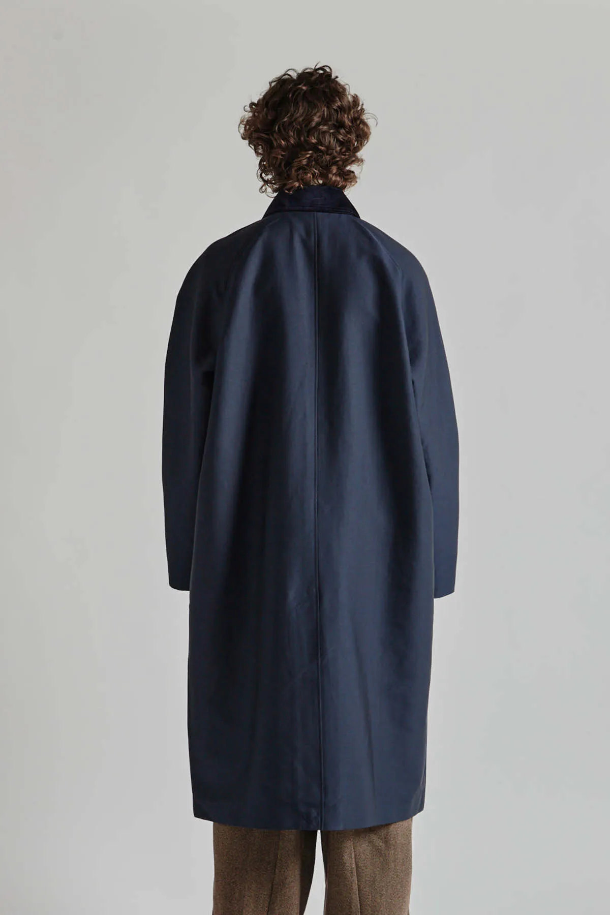 Raglan Coat - Navy