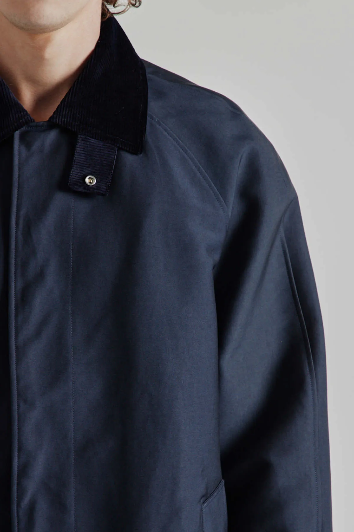 Raglan Coat - Navy