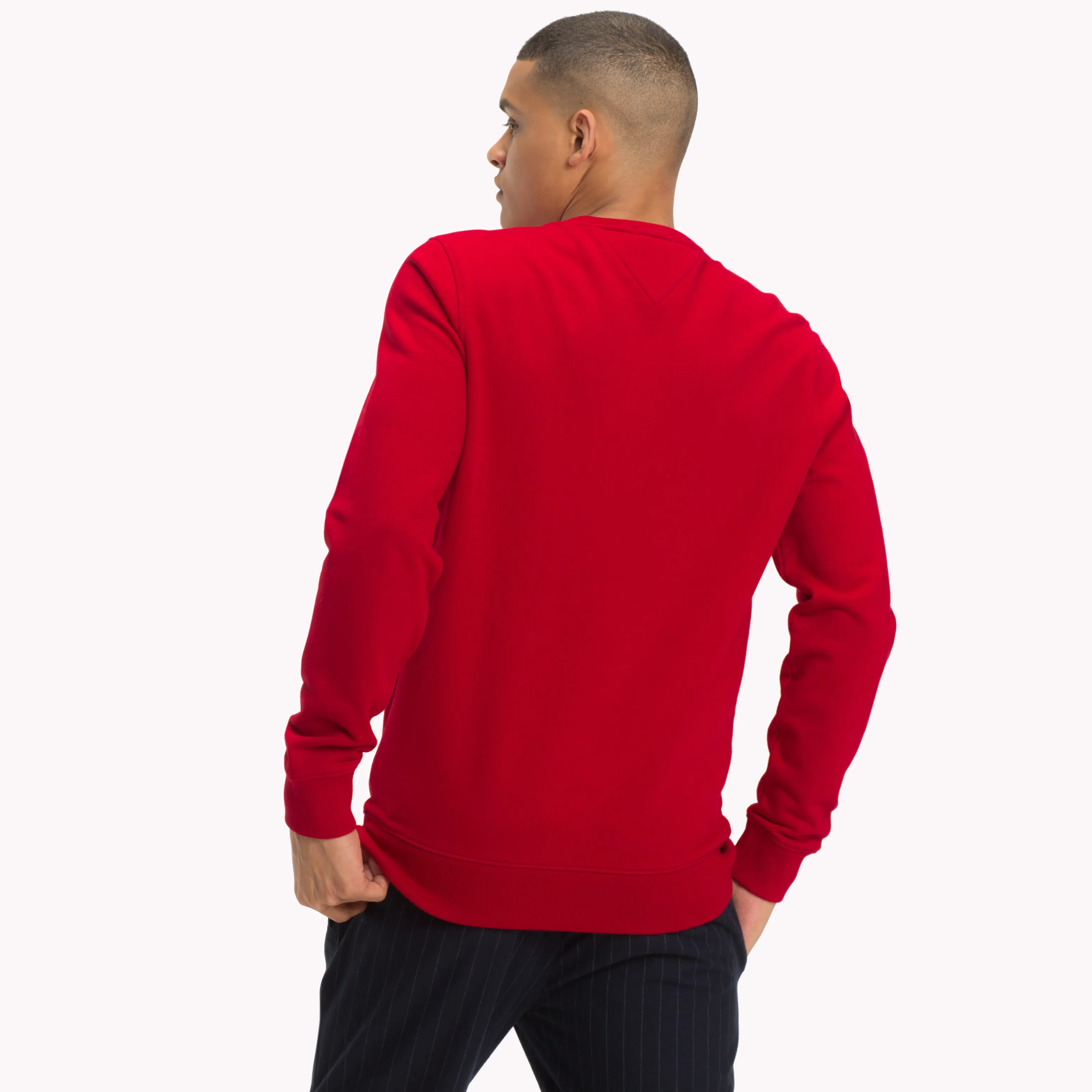 Red Crew Neck Logo Sweatshirt | Sweatshirts & Hoodies | Tommy Hilfiger