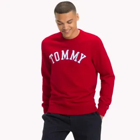 Red Crew Neck Logo Sweatshirt | Sweatshirts & Hoodies | Tommy Hilfiger