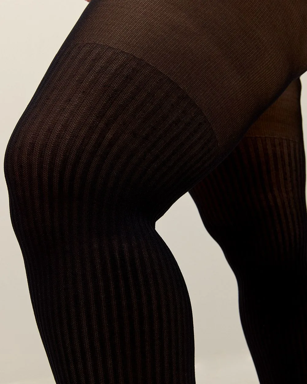 Ribbed Fashion Tights