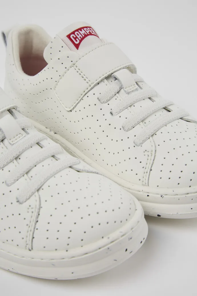 Runner White Leather Sneaker